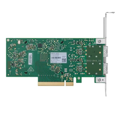 Card bộ điều hợp PCIe 4.0 X8 ConnectX-5 Dual 25GbE SFP28 MCX512A-ADAT của Mellanox, Bộ điều hợp quang hiệu suất cao cho cáp quang