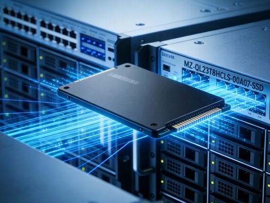 Samsung gốc 3.84TB U.2 SSD MZQL23T8HCLS-00A07 PCIe 4.0 NVMe TLC Enterprise SSD cho lưu trữ đám mây máy chủ