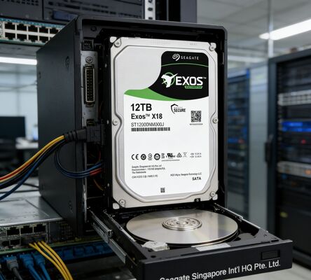 Seagate Exos X18 ST12000NM000J 12TB 7200RPM 256MB SATA 6Gb/s 3.5" Enterprise Internal Hard Drive HDD