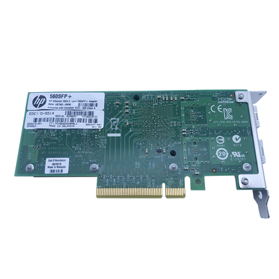 Bộ điều hợp máy chủ Ethernet RoHS FCC HP Ethernet 10Gb 2p 560SFP + Adptr