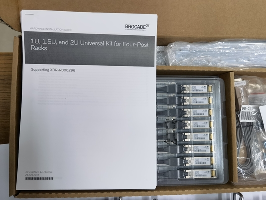 32Gbps G620 Thổ cẩm SAN Switch 48 cổng Bộ chuyển mạch cáp quang Giá đỡ có thể gắn được