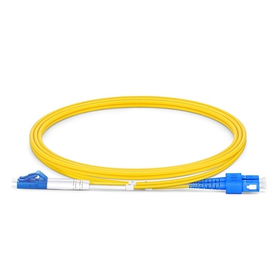5m LC UPC đến SC UPC Cáp quang song công OS2 Chế độ đơn