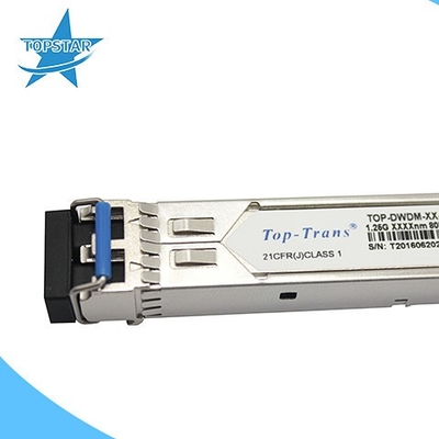 1.25G DWDM SFP Bộ thu phát quang LC SFP song công 80Km Có thể cắm nóng