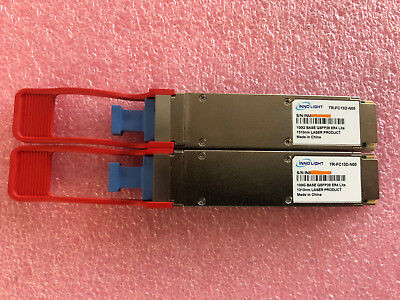 Bộ thu phát quang học InnoLight 100Gb / s QSFP28 ER4 Lite Tỷ lệ kép TR-FC13D-NSN