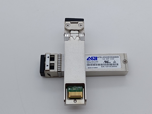 Dual LC 10G SMF Bộ thu phát 40km SFP + DWDM AOI A7ELXD23EDMA0609 gốc