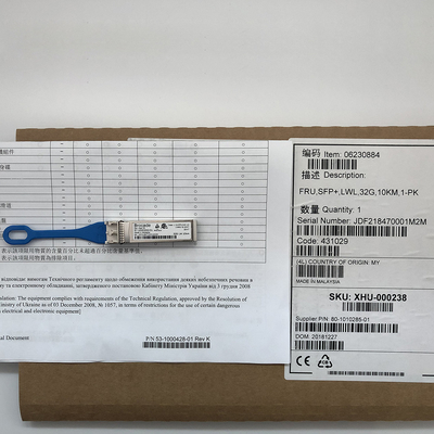 Thổ cẩm 57-1000486-01 Mô-đun quang 32G LW FC SFP + Thu phát XBR-000438 SMF