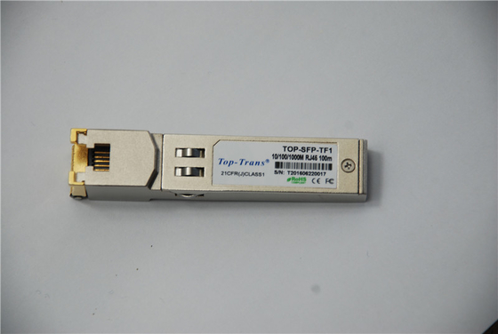 Gigabit Ethernet Fortinet FG-TRAN-GC Đồng tương thích RJ45 SFP 100m