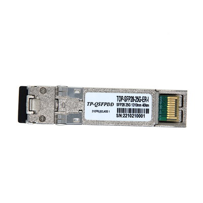 Bộ thu phát Top Trans MSA và TAA 25GBase-ER SFP28 SMF 1310nm 40km LC DOM
