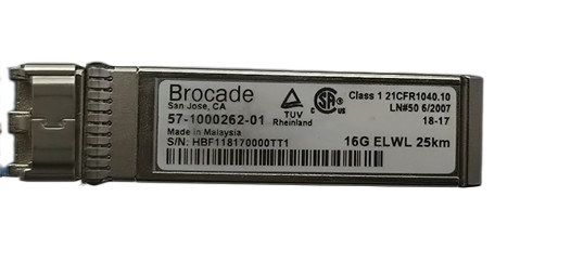 Thổ cẩm 57-1000262-01 FC SFP+ Thu phát SFP+16G ELWL 1310nm 25km Chế độ đơn