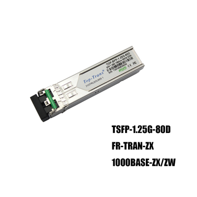 Bộ thu phát quang đơn mode FR-TRAN-ZX Gigabit Ethernet SFP 1550nm 80KM của Fortinet