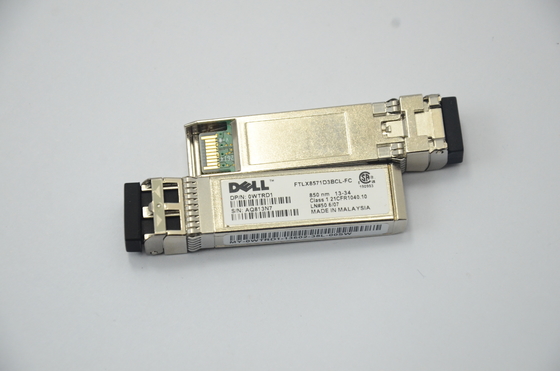 Mô-đun thu phát quang đa chế độ SFP + Dell FTLX8571D3BCL-FC 10Gb/S 850nm