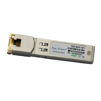 Juniper SRX-SFP-1GE-T-ET Mô-đun chuyển đổi RJ45 SFP 100m Cat5 bằng đồng tương thích