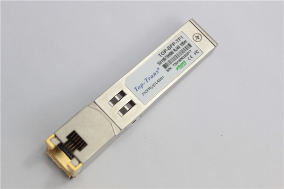 Juniper SRX-SFP-1GE-T-ET Mô-đun chuyển đổi RJ45 SFP 100m Cat5 bằng đồng tương thích