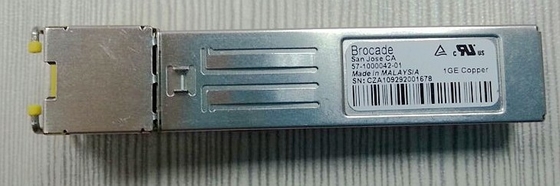 Thổ cẩm 57-1000042-01 XBR-000190 Bộ thu phát SFP Mô-đun quang RJ45 1G Copper 1000BSAE-T