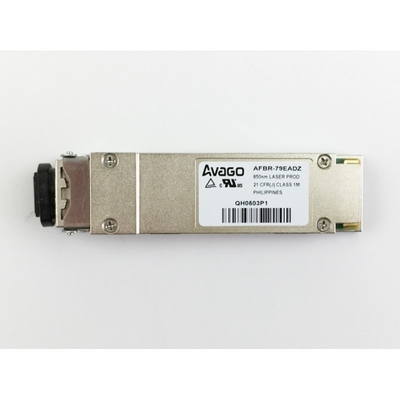 Mô-đun sợi quang đa mode 40G QSFP+ SR4 850nm 150m MTP / MPO Thương hiệu Avago