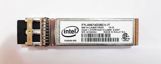 Intel FTLX8574D3BCV-IT 1G/10G 850nm Multimode Datacom SFP+ Mô-đun thu phát quang