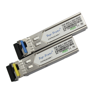 Bộ thu phát Cisco GLC-BX-20U 1.25G BIDI SFP 1310nm 1550nm 20km SMF Simplex LC