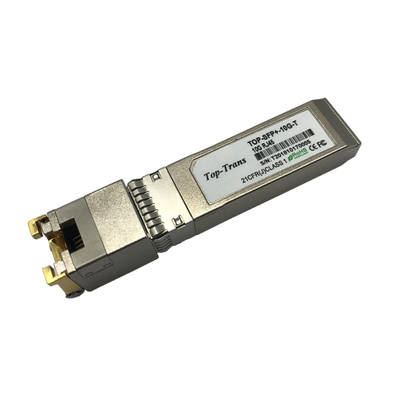 Bộ thu phát 10G Copper RJ45 SFP+ tương thích Mellanox MFM1T02A-T 10GBASE-T