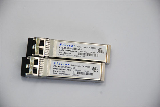 Mô-đun FTLX8571D3BNL gốc của Finisar phù hợp với 10Gb/S 850nm SFP+ Optical Datacom Transceiver