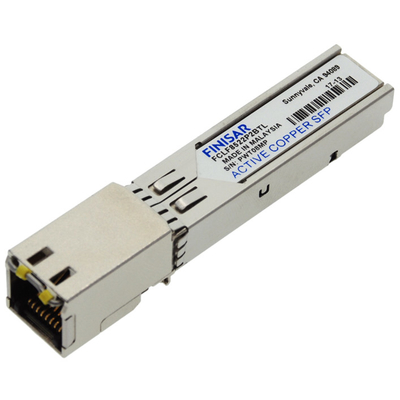 Finisar FCLF8522P2BTL Đồng SFP Transceiver RJ45 850nm 300m 1000BASE-T RoHS phù hợp