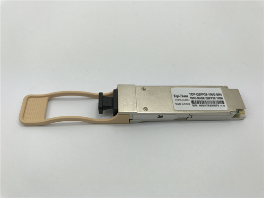 100GBASE-SR4 QSFP28 Transceiver Module 100G Multimode MPO 850NM 70M