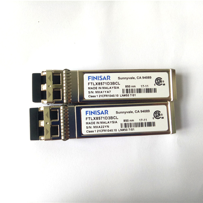 Finisar FTLX8571D3BCL 10Gb/s 850nm Datacom SFP+ Mô-đun thu phát quang