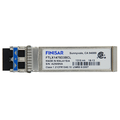 Finisar gốc FTLX1475D3BCL-FC RoHS-6 phù hợp 10Gb/S 10km 1310nm SMF Datacom SFP+ Transceiver