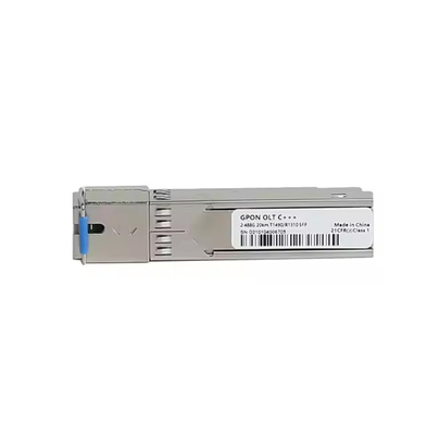 GPON OLT C++++SFP Máy thu quang 1490/1310nm 20km SC Connector Sợi quang cho FTTH ONT IP Network 4G 5G WIFI 1550nm