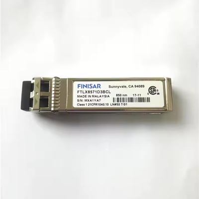 Finisar FTLX8571D3BCL 10Gb/s 850nm Multimode Datacom SFP+ Transceiver quang học cho 10G Ethernet MPO POE 4G tương thích SM