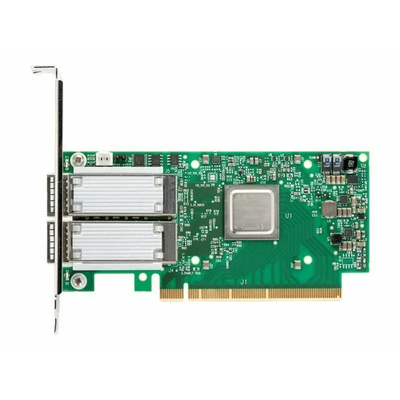 Mellanox ConnectX-6 25GbE Dual-Port SFP28 PCIe 4.0 X 8 MCX631102AN-ADAT Thẻ chuyển đổi với High Bracket Network Genre Product