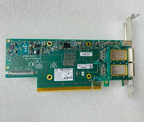 Bộ chuyển đổi mạng máy chủ quang học HP CX651105A Connect-6 VPI 100Gbps QSFP56 PCIe 3.0 X16, Card mạng Ethernet bên trong