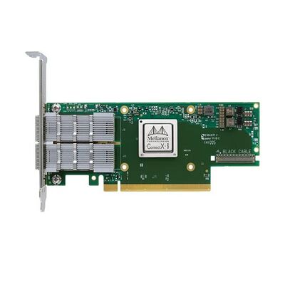 Mellanox mới MCX654106A-ECAT Connect-6 Cổng kép QSFP56 100GbE Thẻ mạng có dây Trung tâm dữ liệu máy chủ nội bộ PCIe