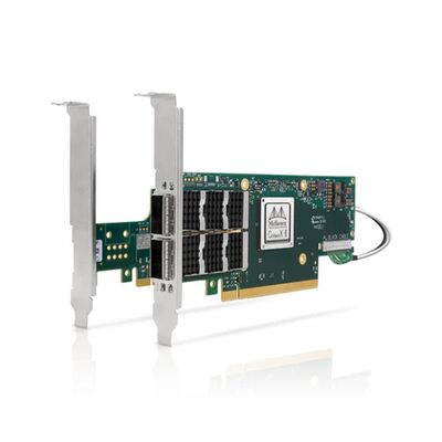Mellanox MCX654106A-ECAT Connect-6 Cổng kép QSFP56 100GbE Thẻ mạng có dây cho PCIe nội bộ máy chủ trung tâm dữ liệu