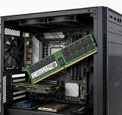 Samsung M321R8GA0PB0-CWMCJ 64GB DDR5 5600MT/s (PC5-44800) ECC RDIMM 2Rx4 1.1V Bộ nhớ máy chủ RAM