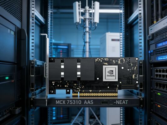 NVIDIA MCX75310AAS-NEAT ConnectX-7 400Gb/s NDR InfiniBand Single Port OSFP PCIe 5.0 x16 Thẻ mạng cho máy chủ và trung tâm dữ liệu AI