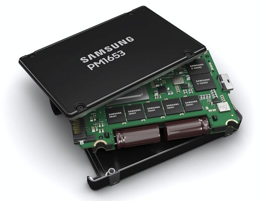 Ổ cứng thể rắn SSD NVMe U.2 Samsung MZQL27T6HBLA-00A07 7.68TB PCIe4.0 x4 2.5" dành cho Trung tâm dữ liệu Doanh nghiệp