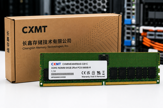 CXMT CXMR4E464R8AS-CB1C 64GB DDR5 5600MT/s 2Rx4 RDIMM Server Memory Module