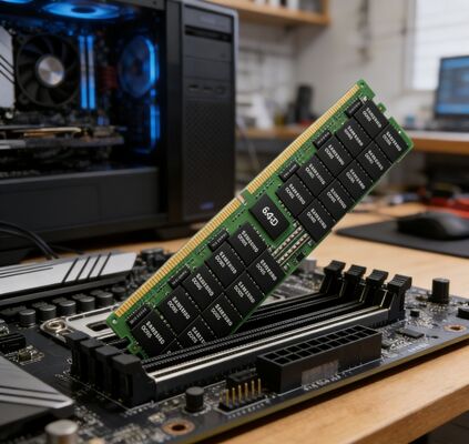 M321R8GA0PB0-CWMXJ Samsung 64GB DDR5 5600 RDIMM ECC Memory for AI Data Center Server Cluster