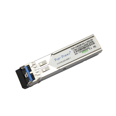 Mô-đun thu phát SFP 1,25g Đầu nối LC sợi quang 80Km Chế độ đơn Ethernet nhanh