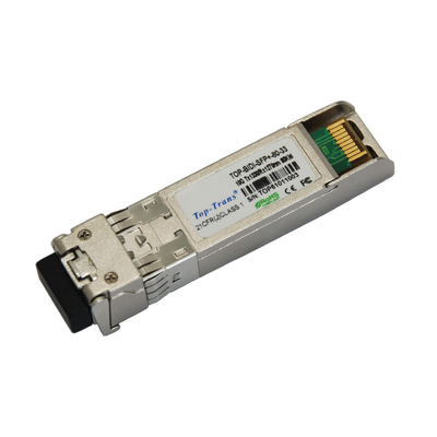10Gb / S 60km Bộ thu phát quang BIDI Sfp Đầu nối LC song công