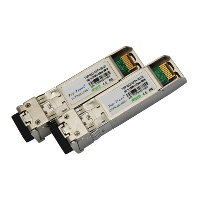 10Gb / S 60km Bộ thu phát quang BIDI Sfp Đầu nối LC song công